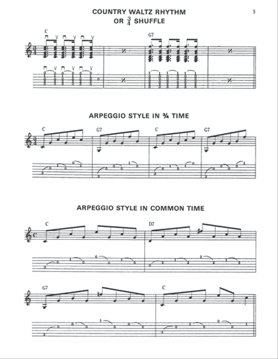 Country Guitar Electric Guitar scores gallery preview page 6