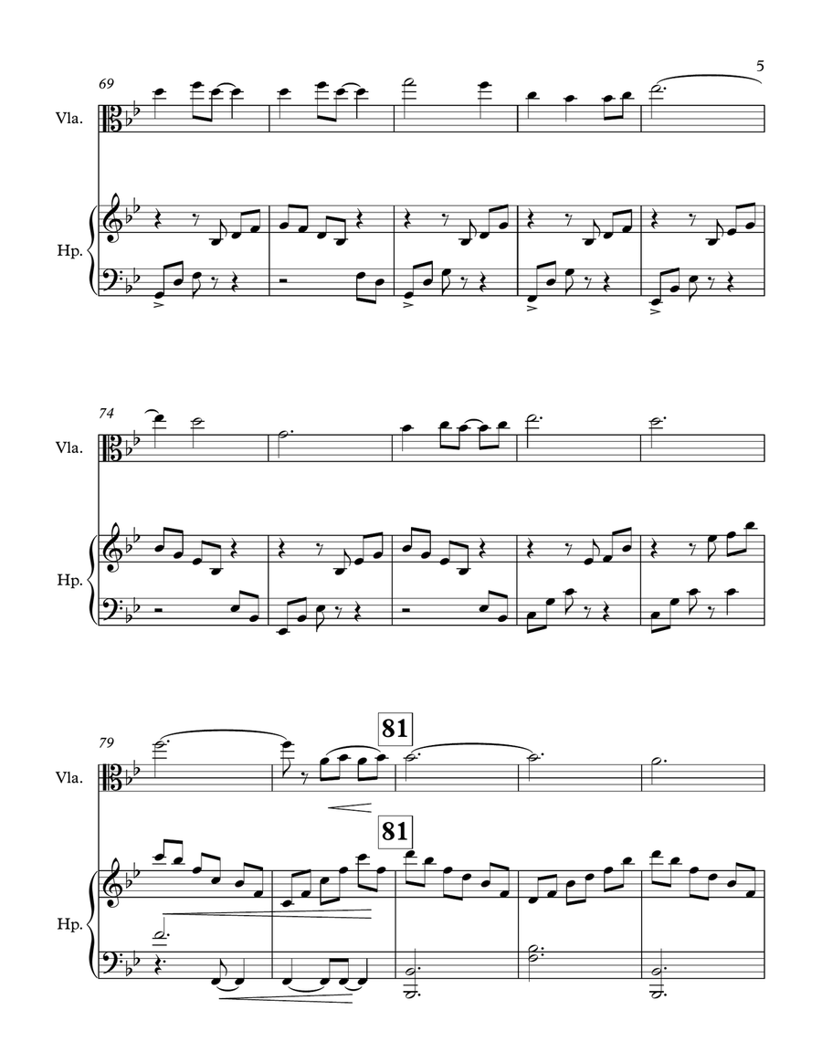 A Thousand Years String Duet scores gallery preview page 5