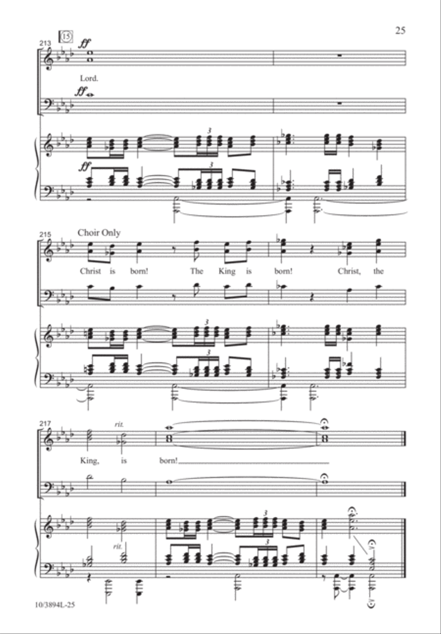 The Birth of a King The Birth of a King 3-Part scores gallery preview page 26