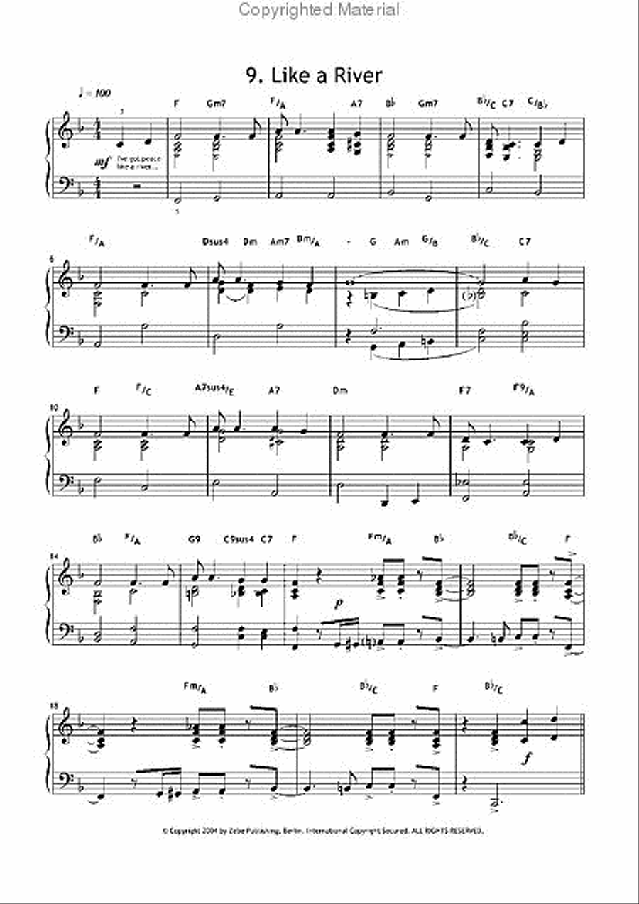 Gospel Keys Piano Solo scores gallery preview page 4