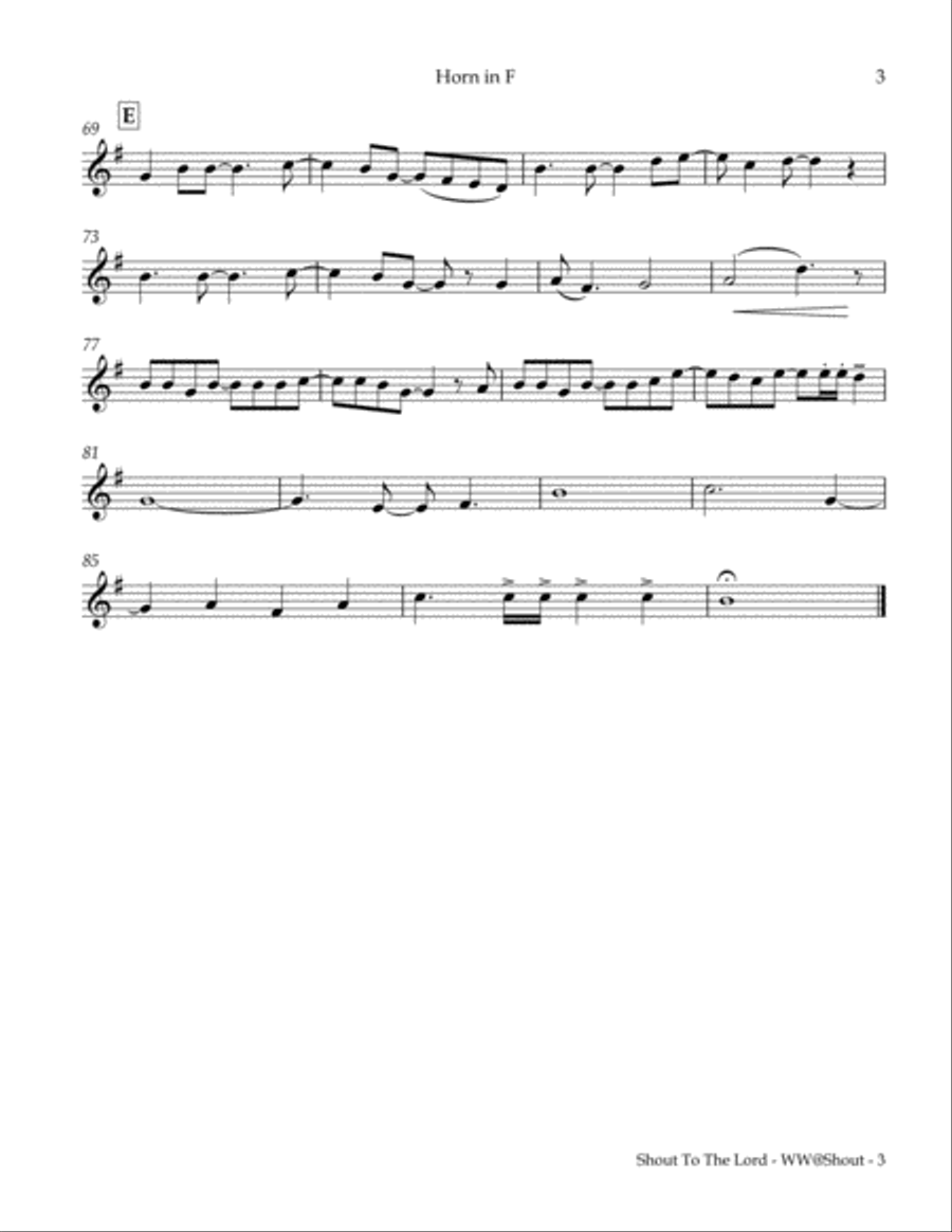 Shout To The Lord Shout To The Lord Woodwind Quintet scores gallery preview page 4