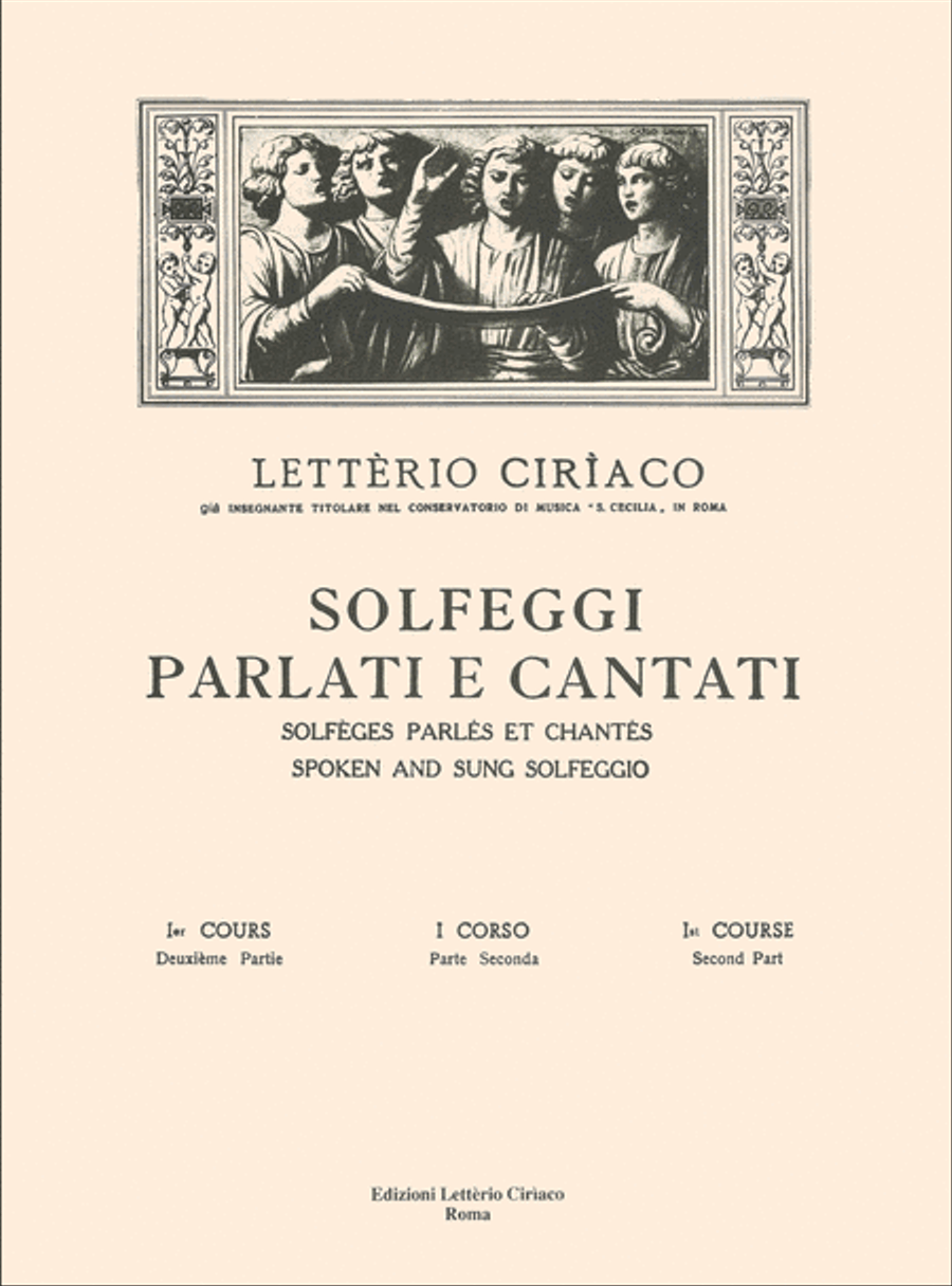 Solfeggi Cantati e Parlati 1 Corso Parte Seconda School and Community scores gallery preview page 1