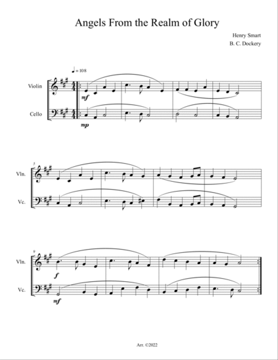 50 Christmas Duets for Violin and Cello 50 Christmas Duets for Violin and Cello String Duet scores gallery preview page 5