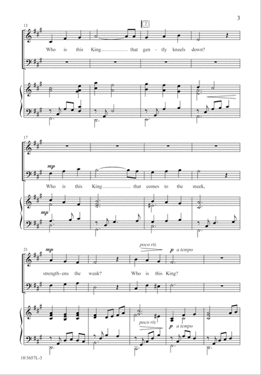 Who Is This King? 3-Part scores gallery preview page 4