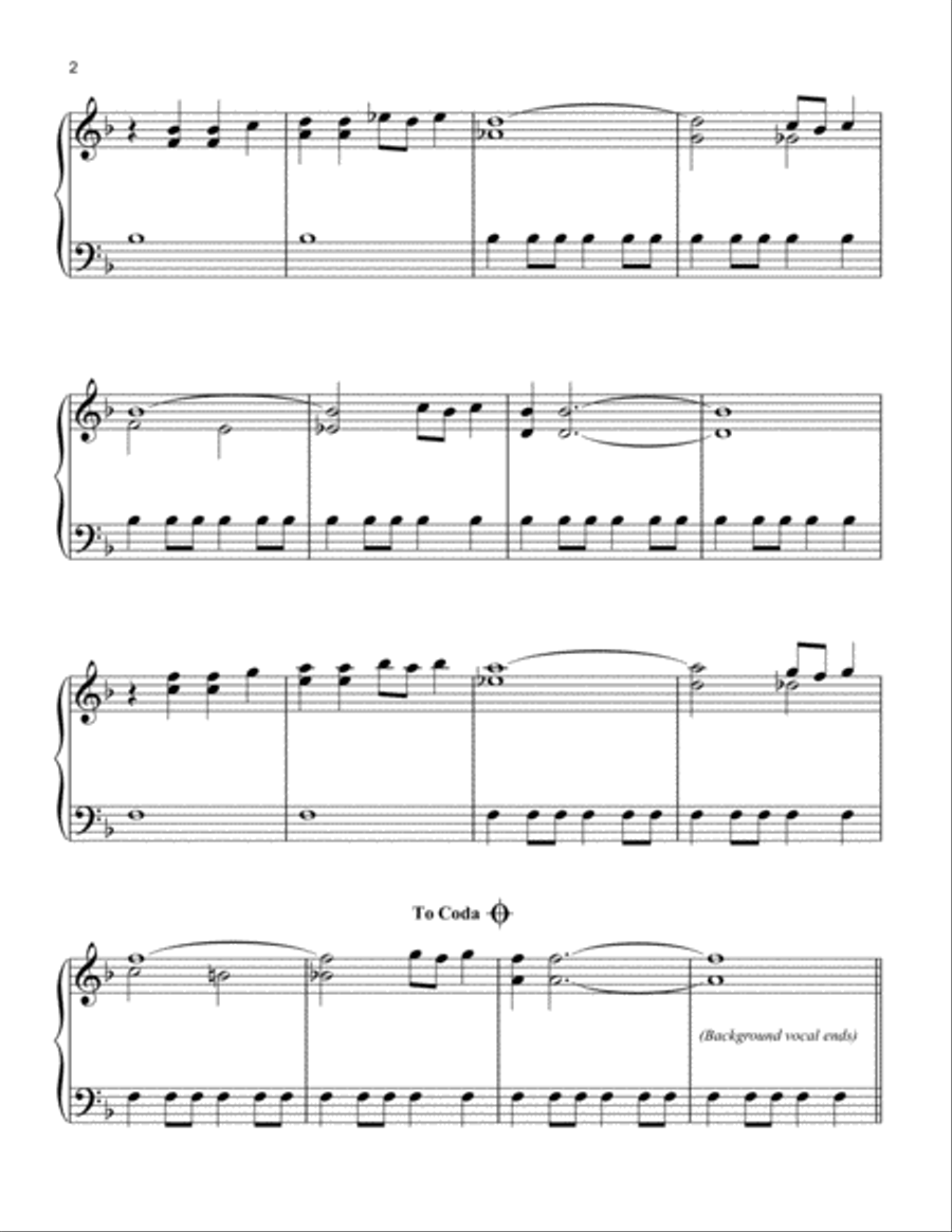 My Little Drum My Little Drum Easy Piano scores gallery preview page 2