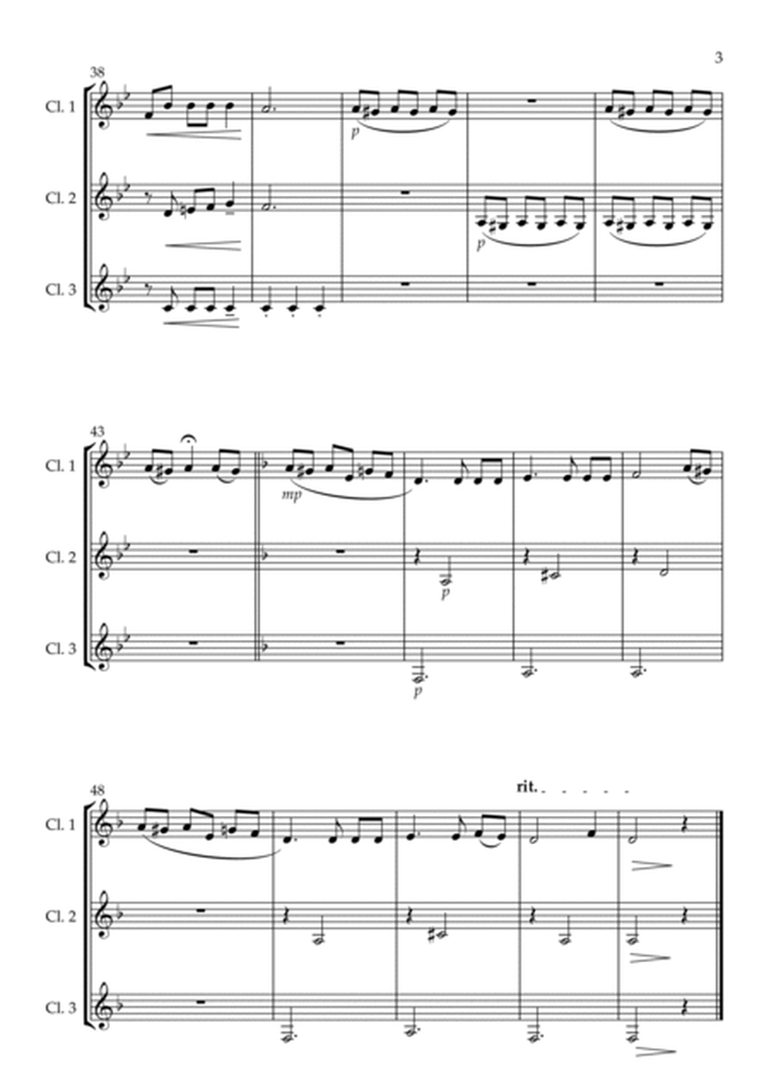 Fur Elise - Easy Clarinet Trio image number null