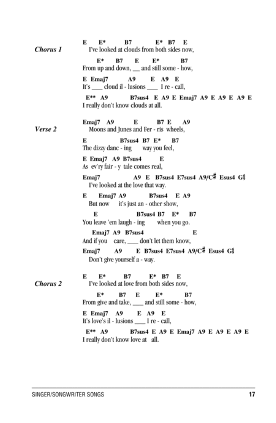 Both Sides Now Both Sides Now Acoustic Guitar scores gallery preview page 2