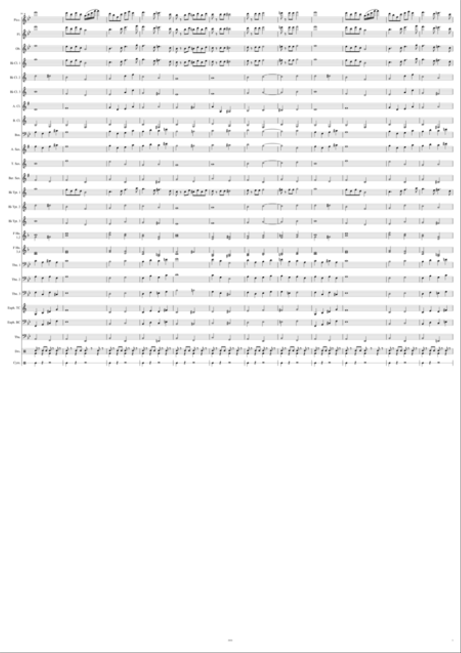 American Eagle (March) Concert Band scores gallery preview page 3