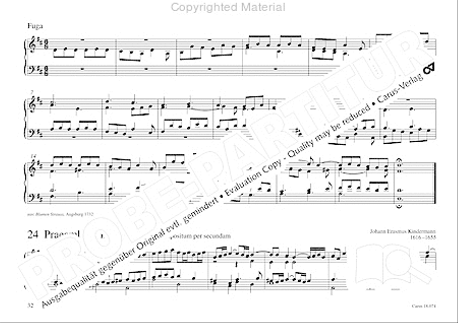 Organo pleno. Orgelstucke zum Ein- und Auszug Organ Solo scores gallery preview page 40