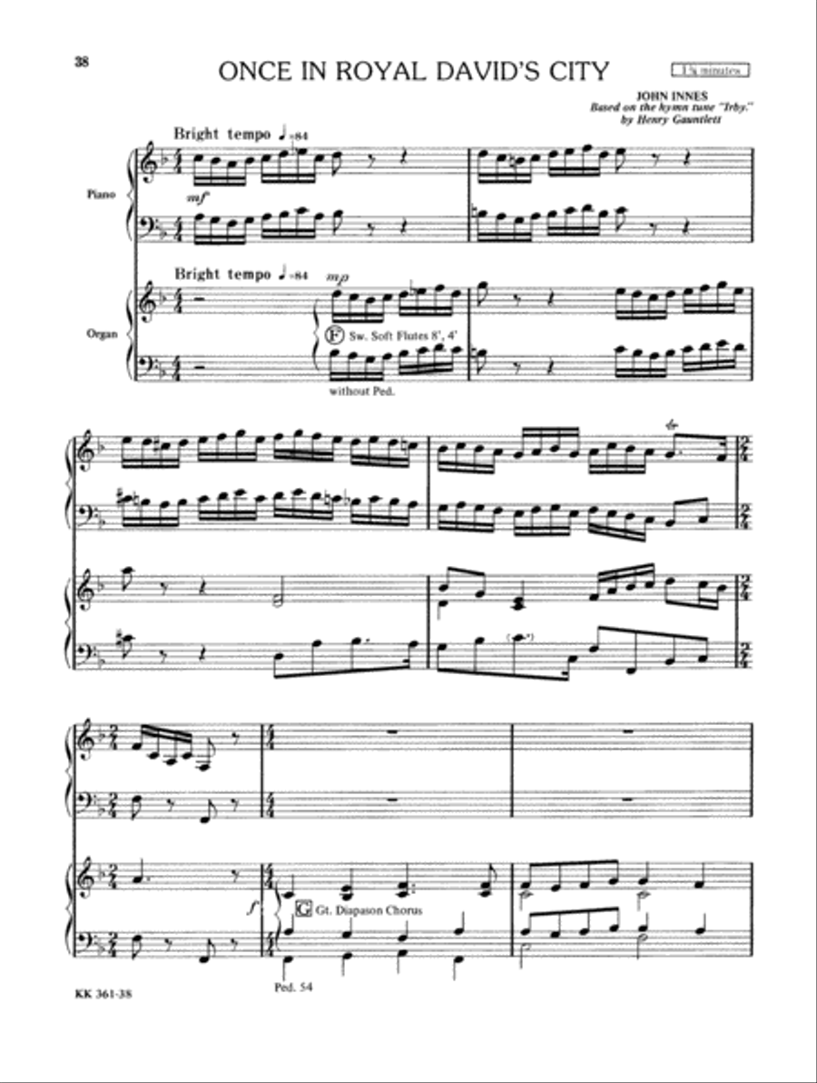 Festival Of Carols For Organ and Piano Vol 2 Organ scores gallery preview page 18
