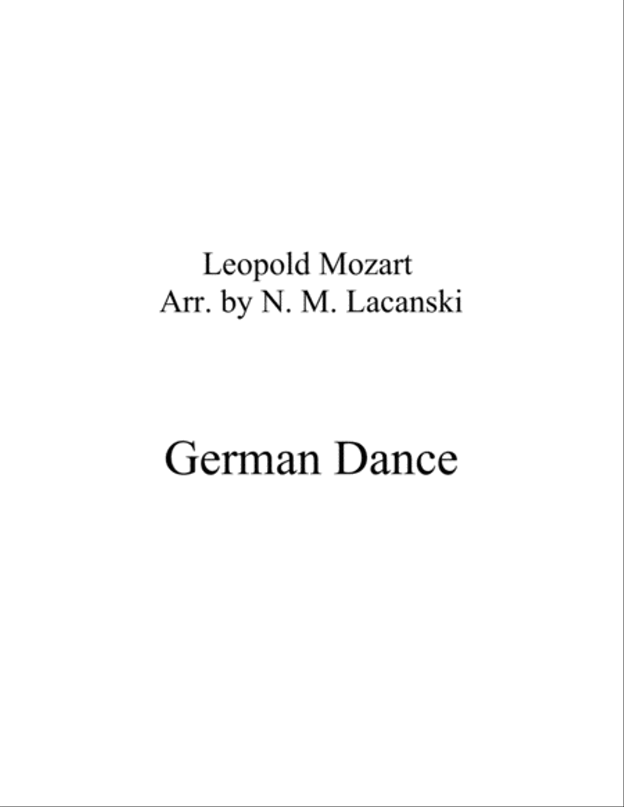 German Dance German Dance String Trio scores gallery preview page 1