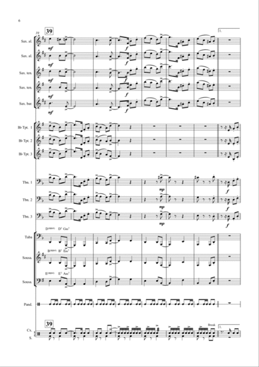 Espalha-Fogo Full Orchestra scores gallery preview page 6