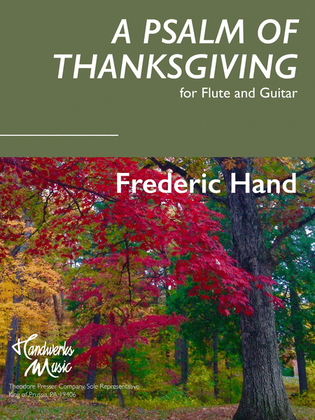 Book cover for A Psalm of Thanksgiving