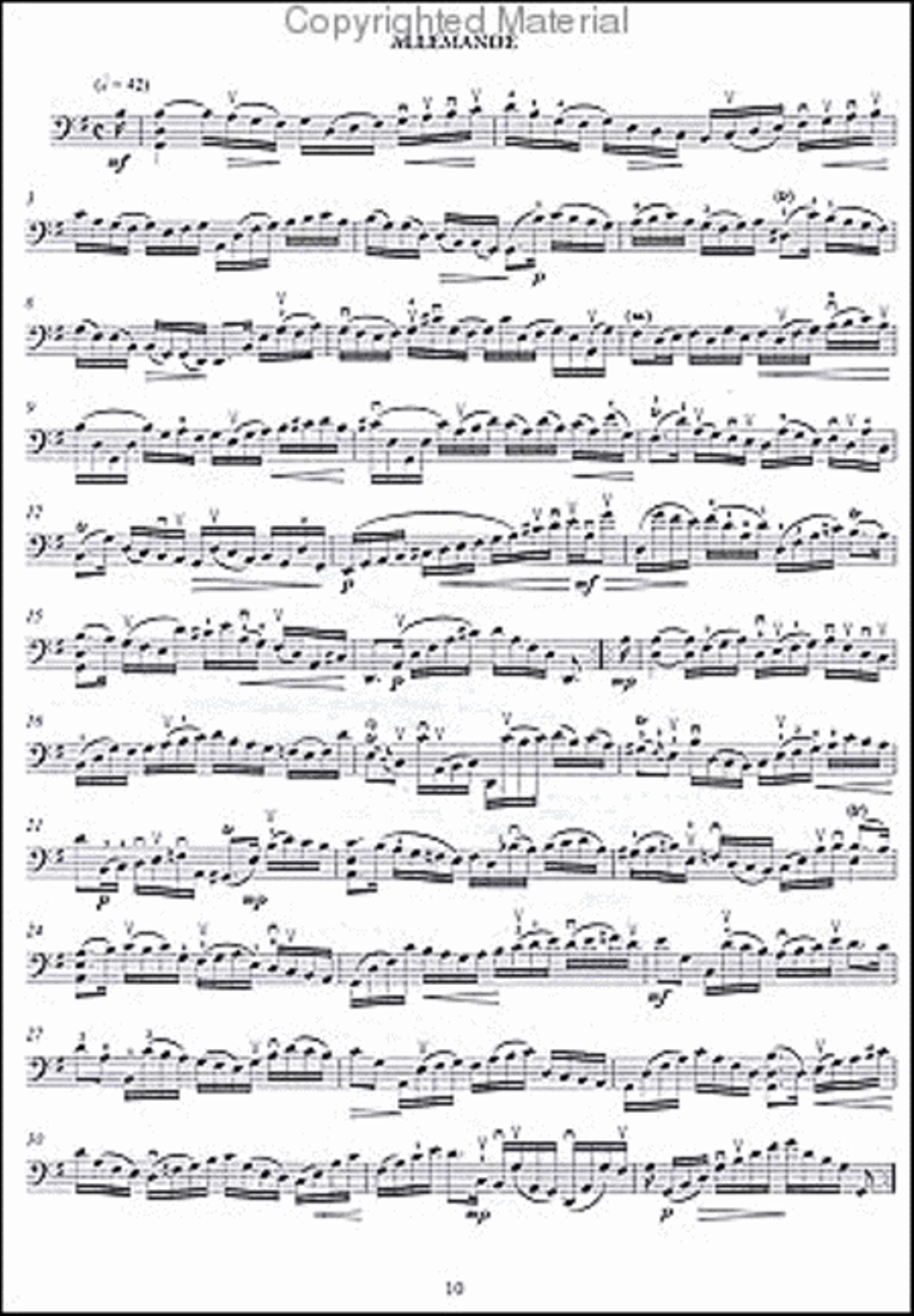 Bach Cello Suites - Volume 1 Cello scores gallery preview page 2