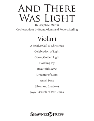 Book cover for And There Was Light - Violin 1