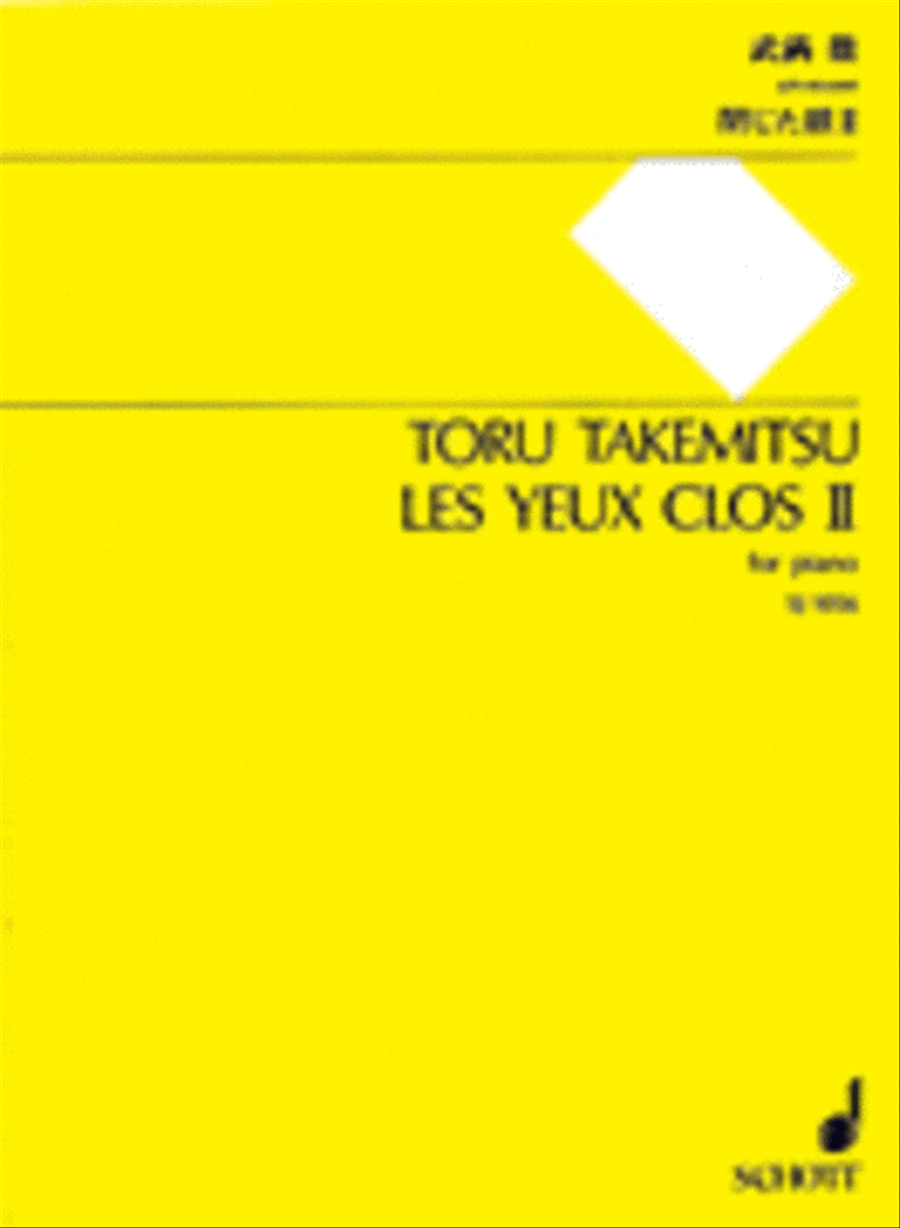 Les Yeux Clos II Piano Solo scores gallery preview page 1
