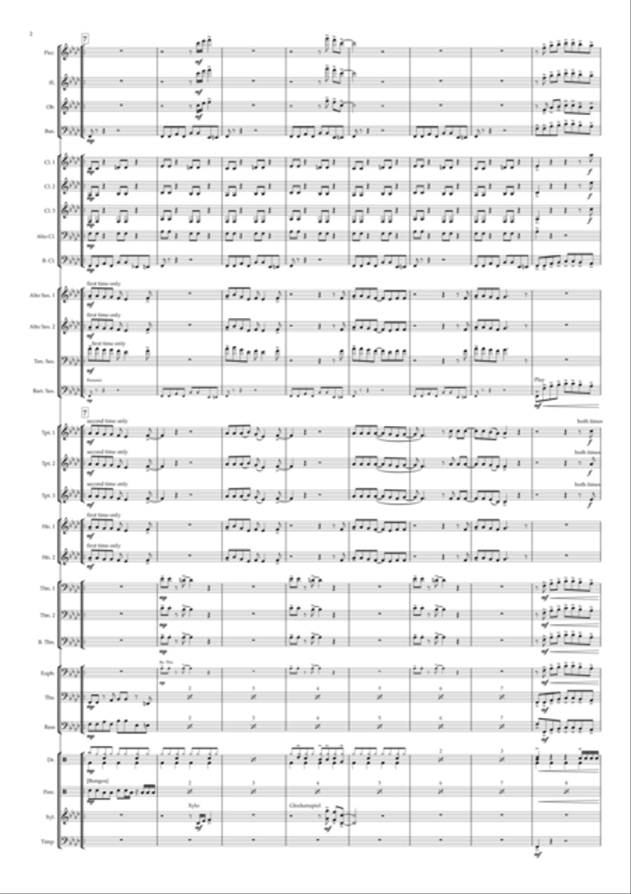 Venus Concert Band scores gallery preview page 2