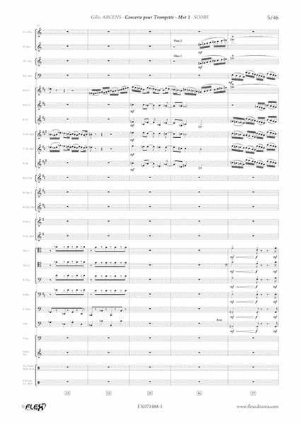 Concerto for Trumpet - Mvt 1 image number null