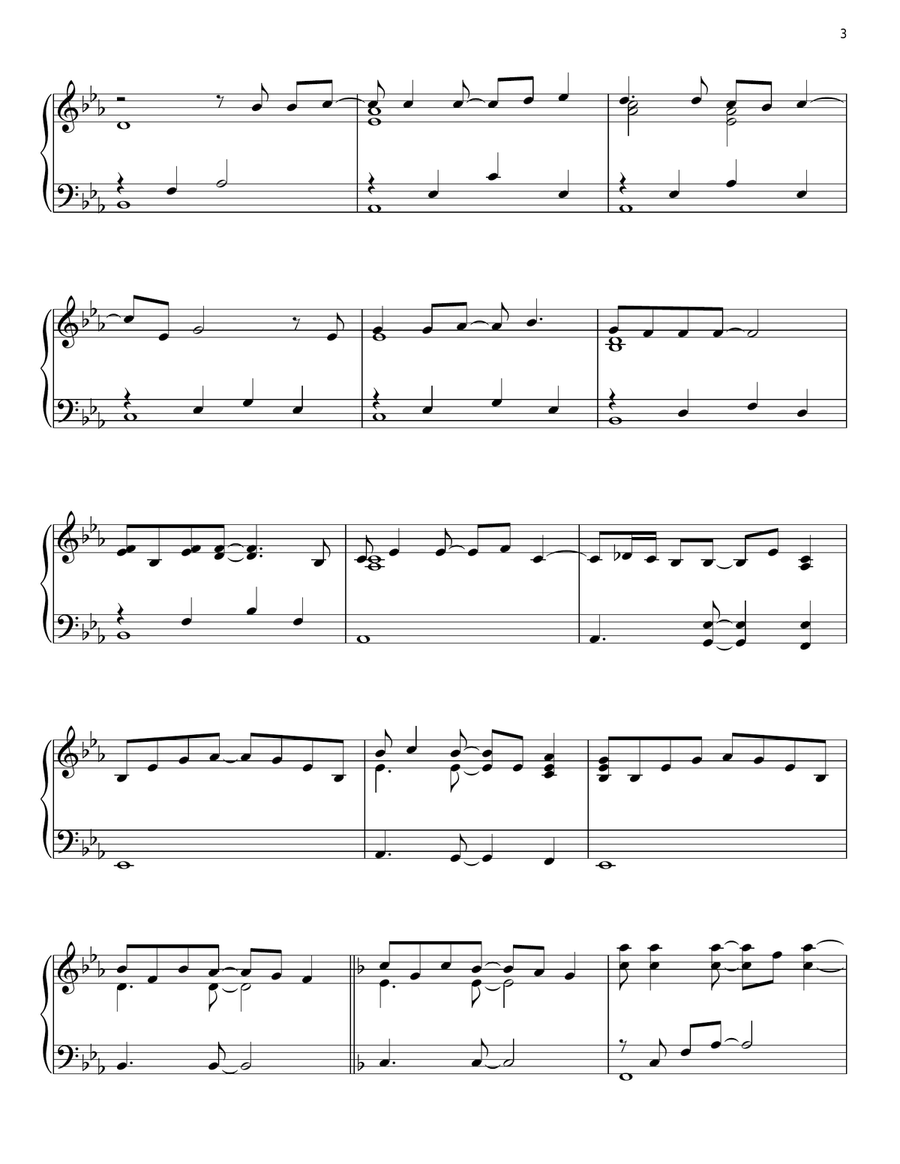 Candle In The Wind Candle In The Wind Piano Solo scores gallery preview page 3