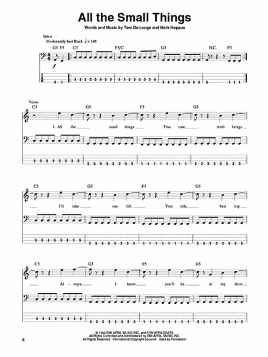 Easy Songs Electric Guitar scores gallery preview page 4