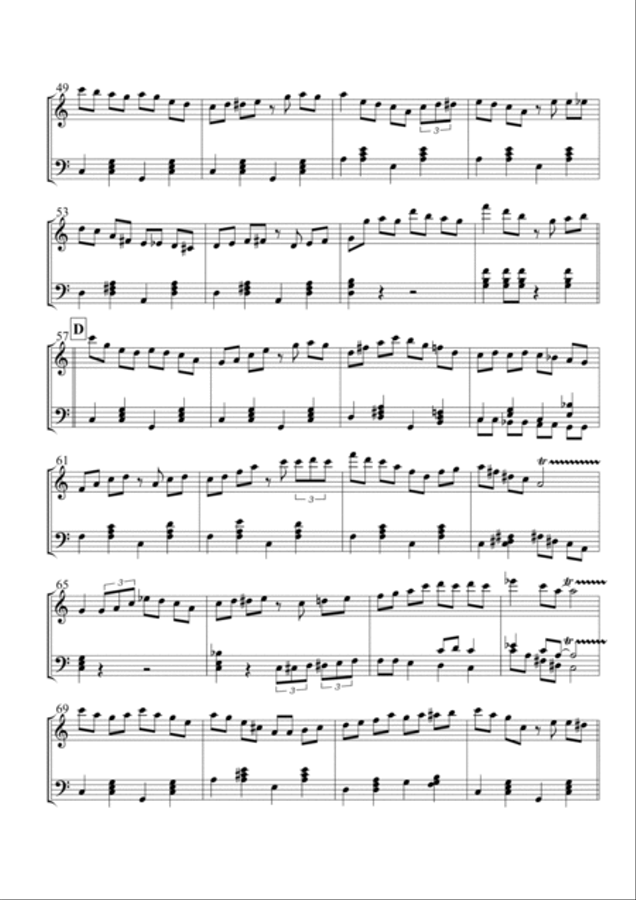 Alexander's Ragtime Band Alexander's Ragtime Band Percussion Ensemble scores gallery preview page 4