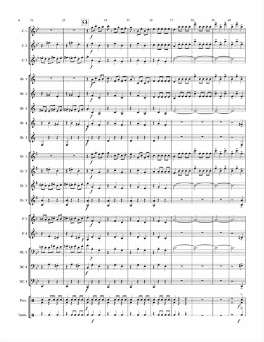 Danse Macabre - Adaptable Arrangement Concert Band scores gallery preview page 6