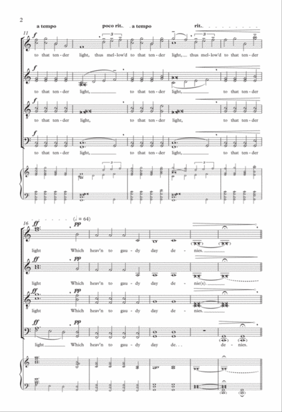 She walks in beauty 4-Part scores gallery preview page 2