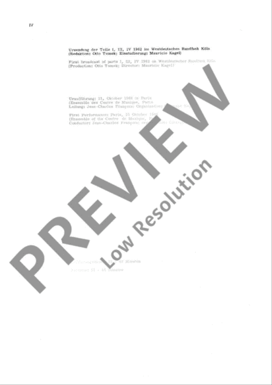 Glossolalie 61 Performance Score scores gallery preview page 5