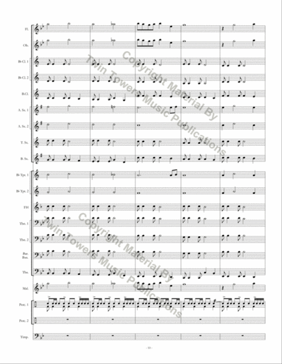 Soaring Eagles Soaring Eagles Concert Band scores gallery preview page 11