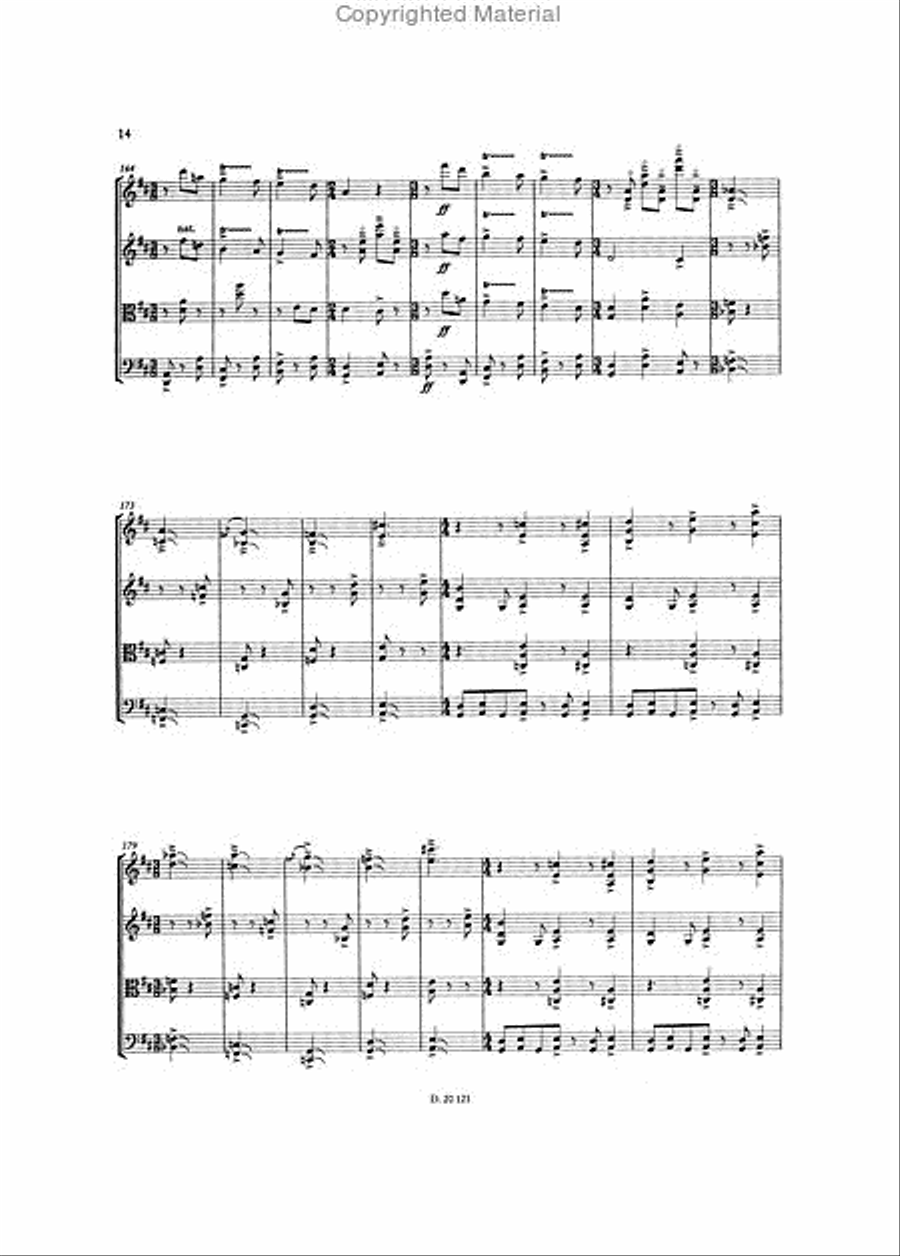 A Multitude of Shades (to Tori Amos) String Quartet scores gallery preview page 3