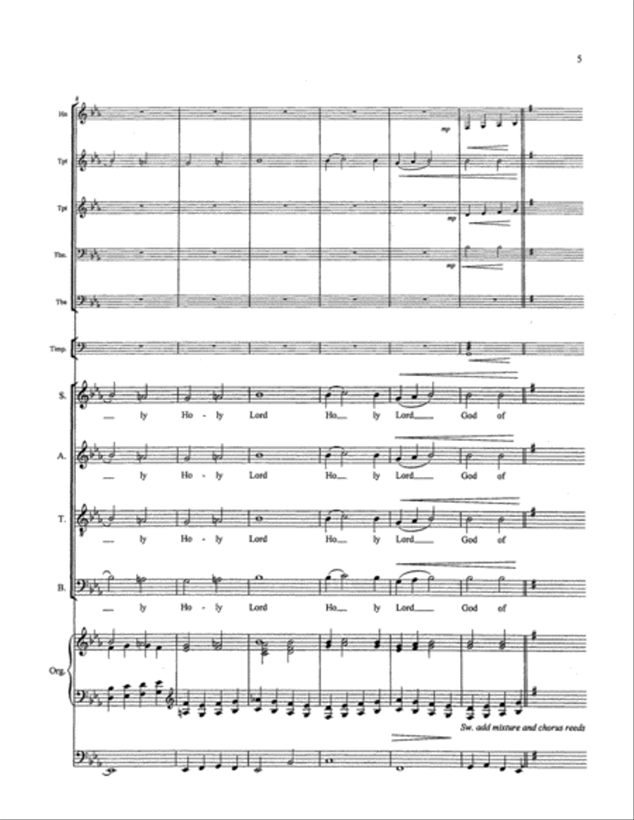 The Somerville Service The Somerville Service Choir scores gallery preview page 6