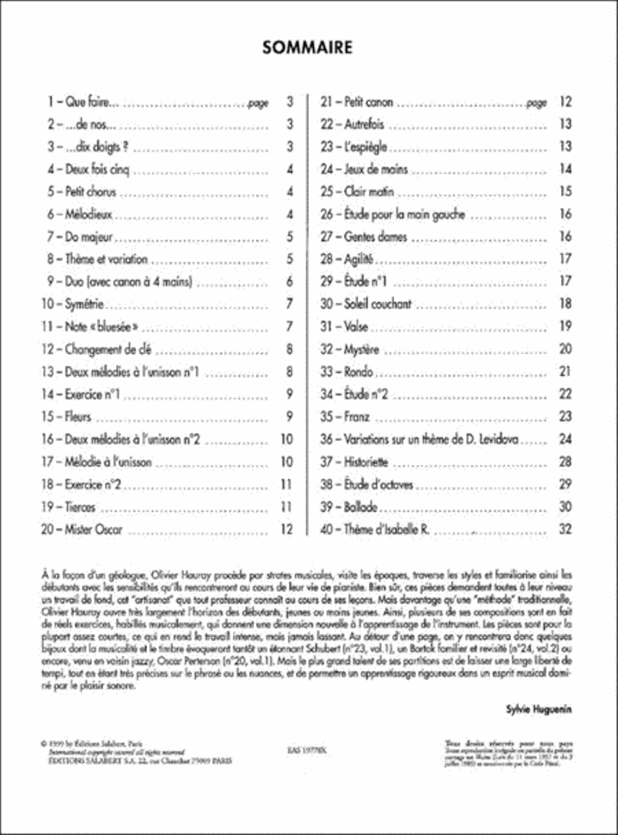 Initiation Piano Par Les Styles Vol.1 Piano Piano Solo scores gallery preview page 2
