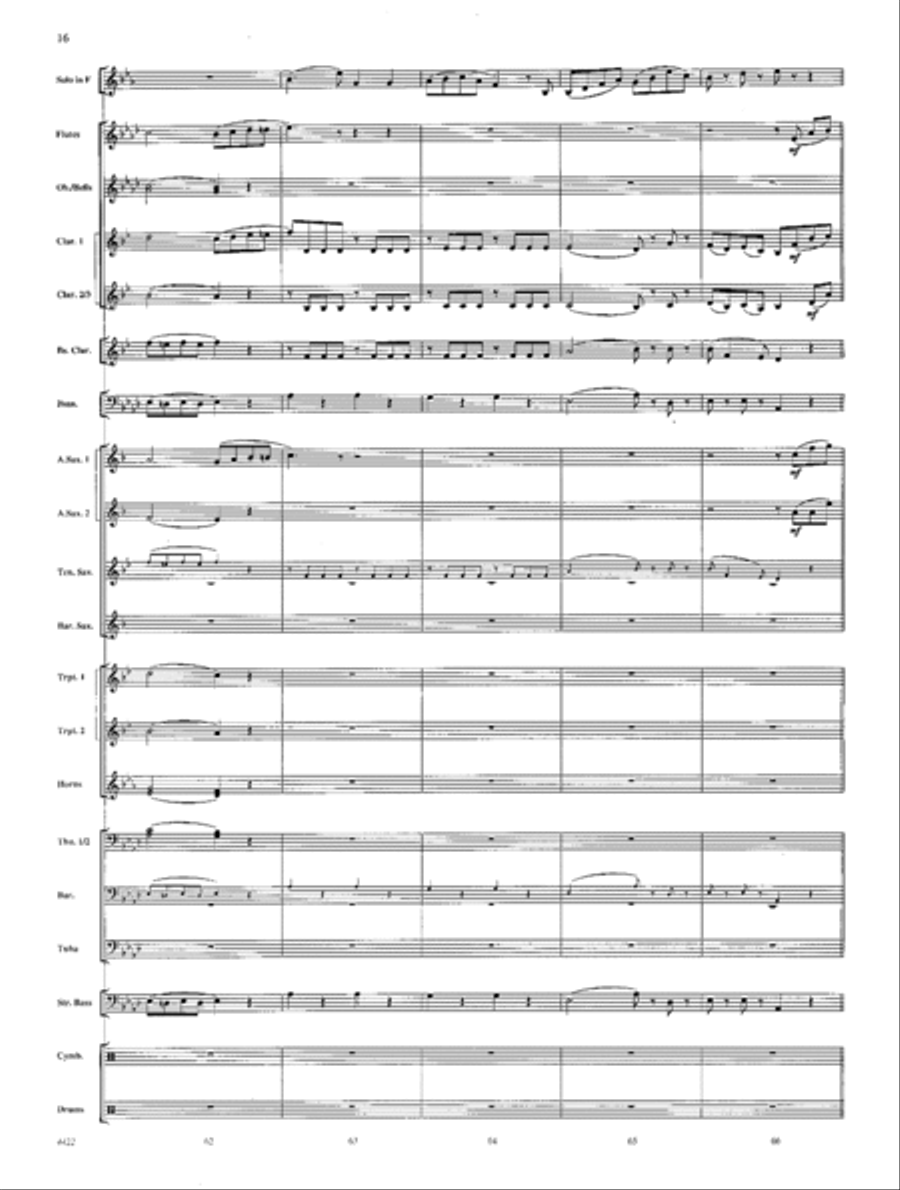 Romanza Concert Band scores gallery preview page 15