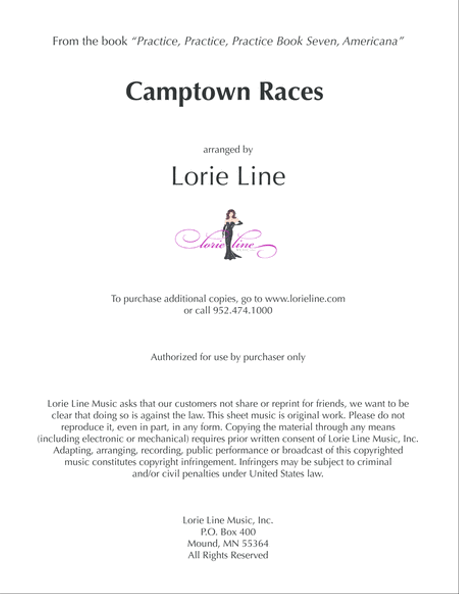 Camptown Races Camptown Races Piano Method scores gallery preview page 1