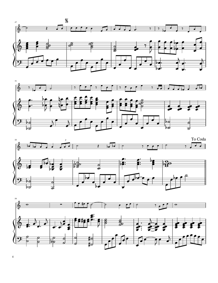 One Summer's Day Violin Solo scores gallery preview page 6