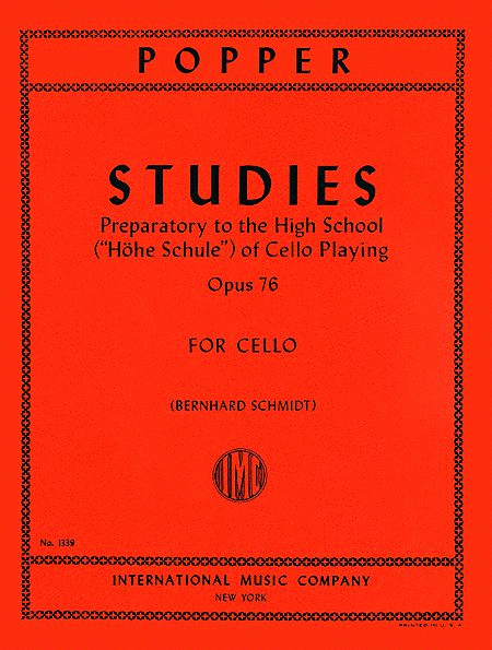 Studies, Op. 76 (Preparatory to Op. 73) (SCHMIDT)