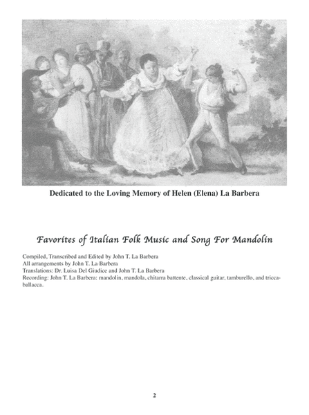 Italian Folk Music for Mandolin image number null