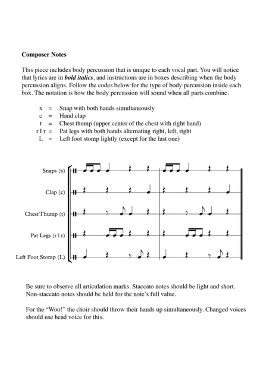 The Zip Zop Song 3-Part scores gallery preview page 2