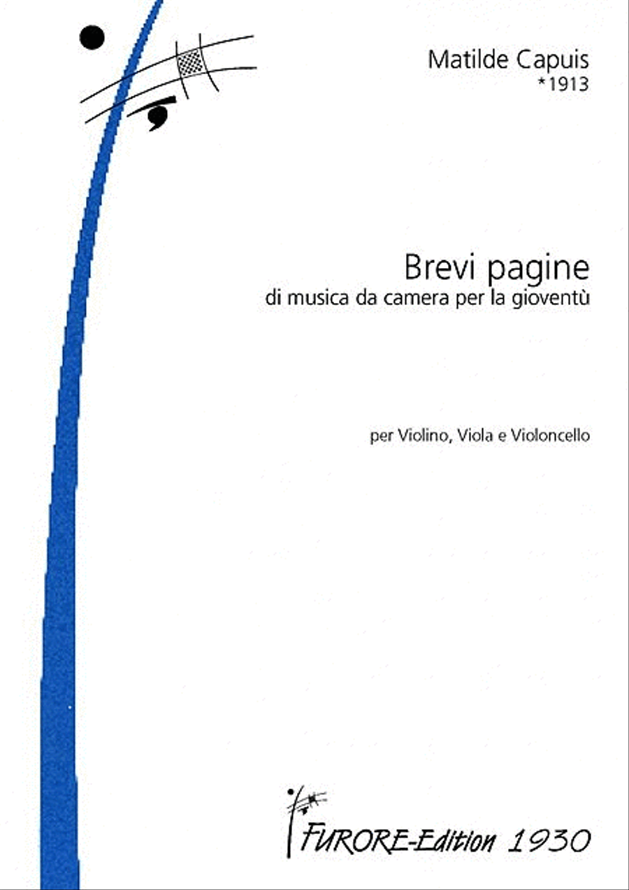 Brevi Pagine di Musica da Camera per la Gioventu String Trio scores gallery preview page 1
