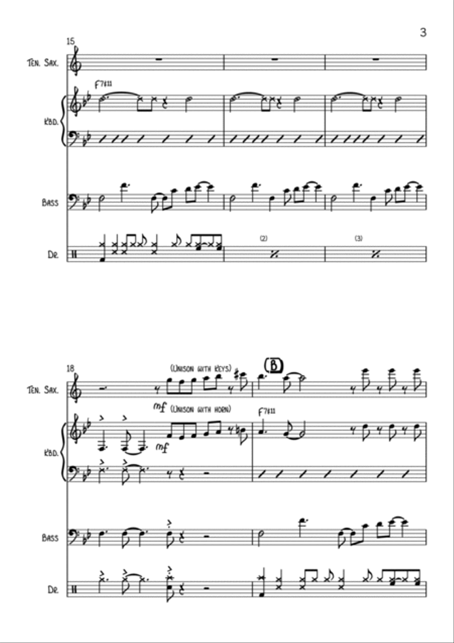 Seven In One Seven In One Jazz Ensemble scores gallery preview page 3