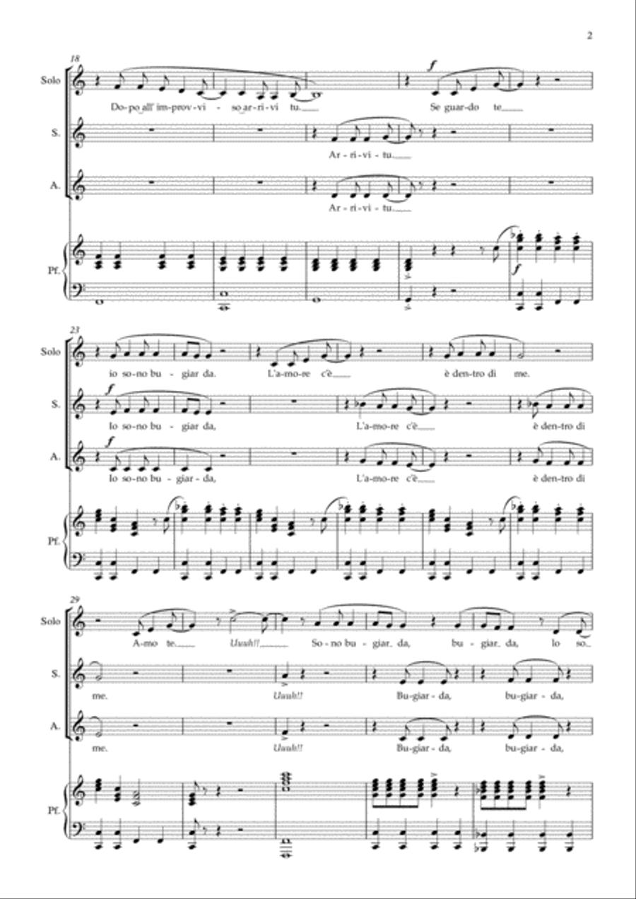 Sono Bugiarda SSA scores gallery preview page 2