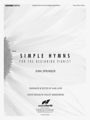 Book cover for Simple Hymns for the Beginning Pianist