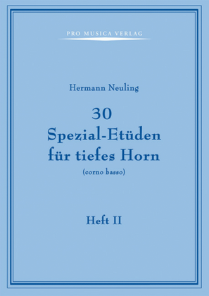 30 Spezial-Etüden für tiefes Horn Vol. 2