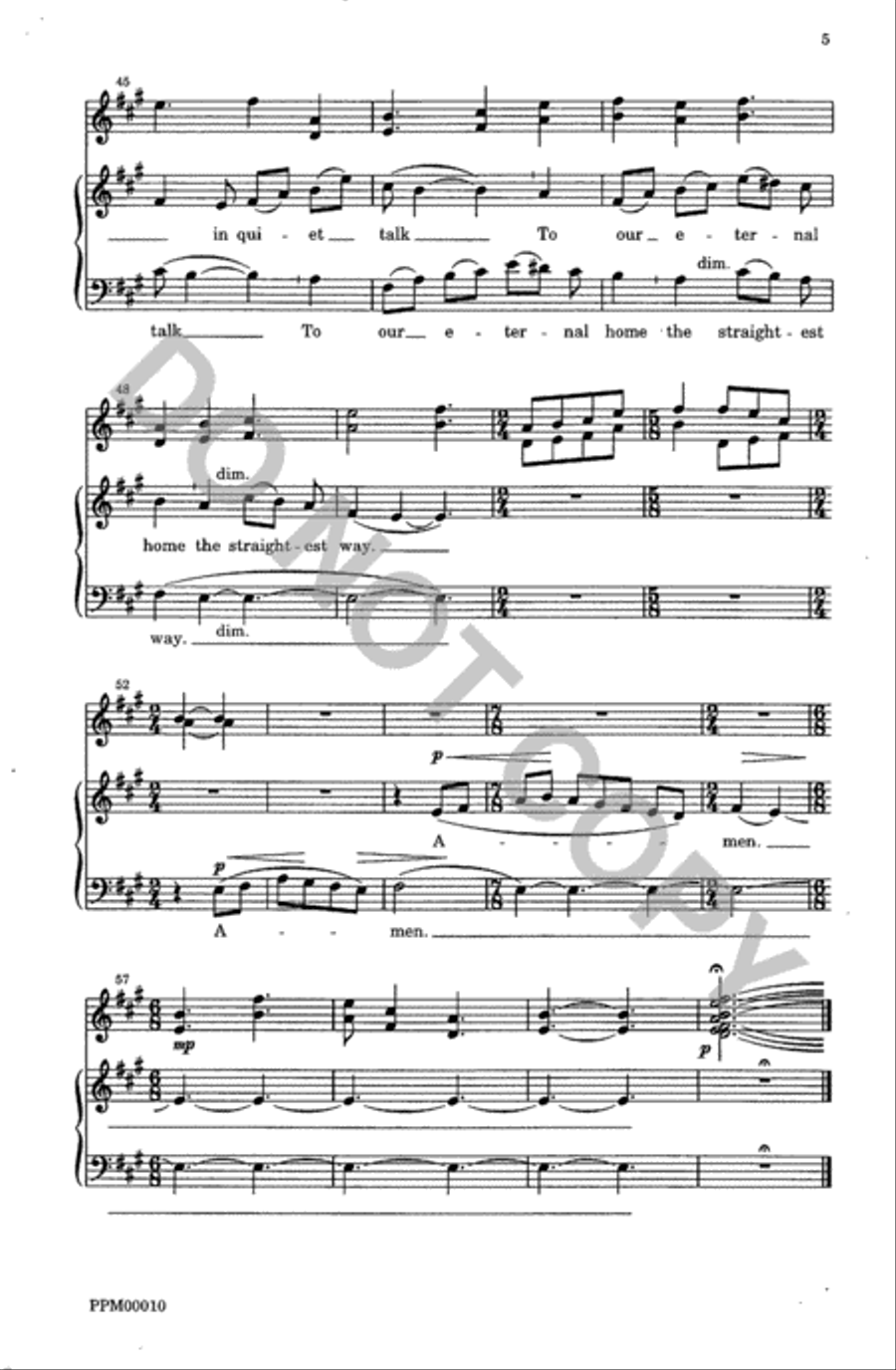 This World My God Is Held Within Your Hand 4-Part scores gallery preview page 6