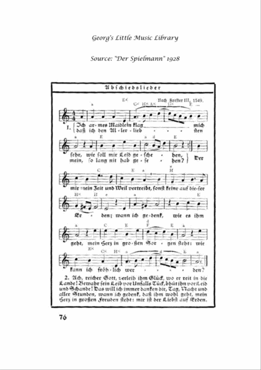 Renaissance Song 