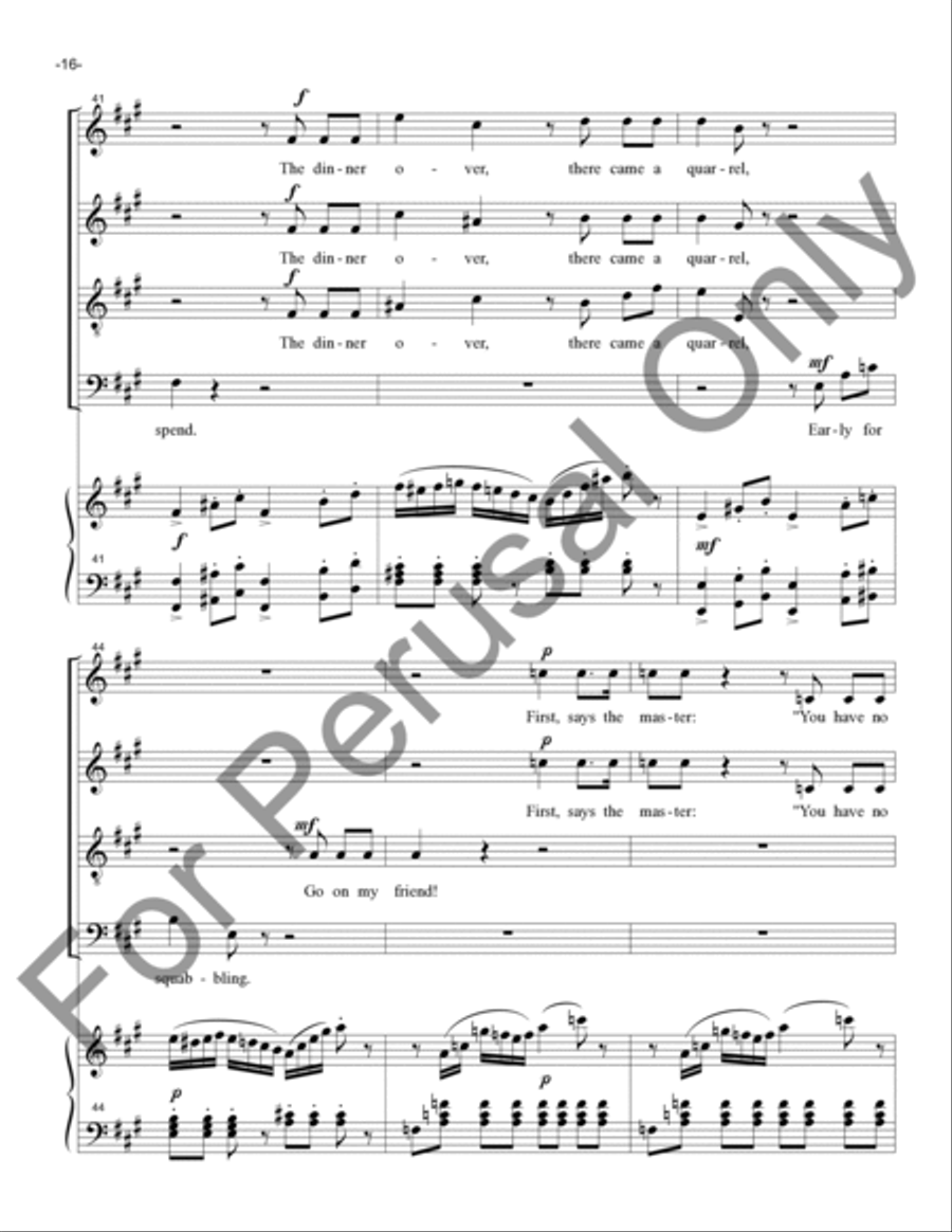 Opera Choruses, Set 1 Opera Choruses, Set 1 4-Part scores gallery preview page 17