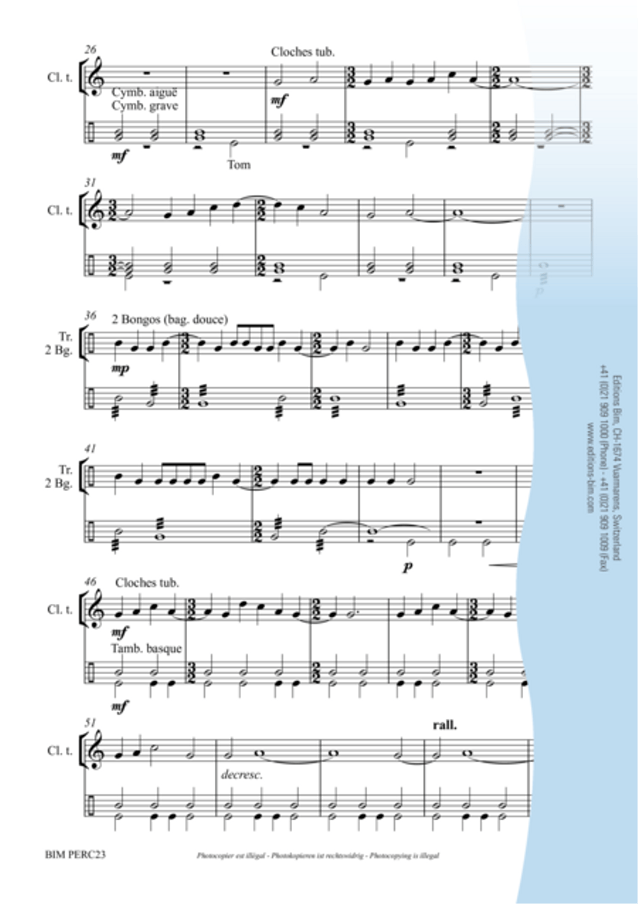 8 Escales 8 Escales Percussion scores gallery preview page 10