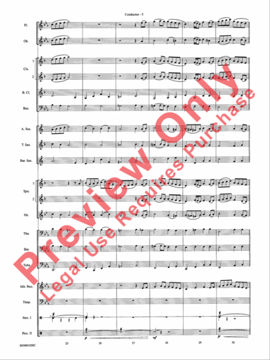 Christmas Around the World Concert Band scores gallery preview page 8
