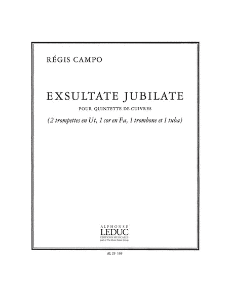 Exsultate Jubilate (quintet-brass)