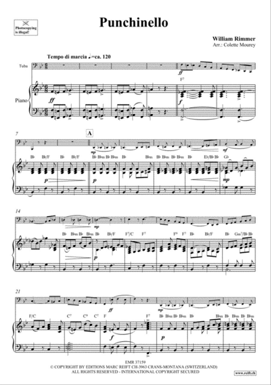 Punchinello Tuba scores gallery preview page 4